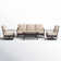 Argyri 5-7-Person Patio Conversation Set with Swivel Lounge Chairs & Sofa