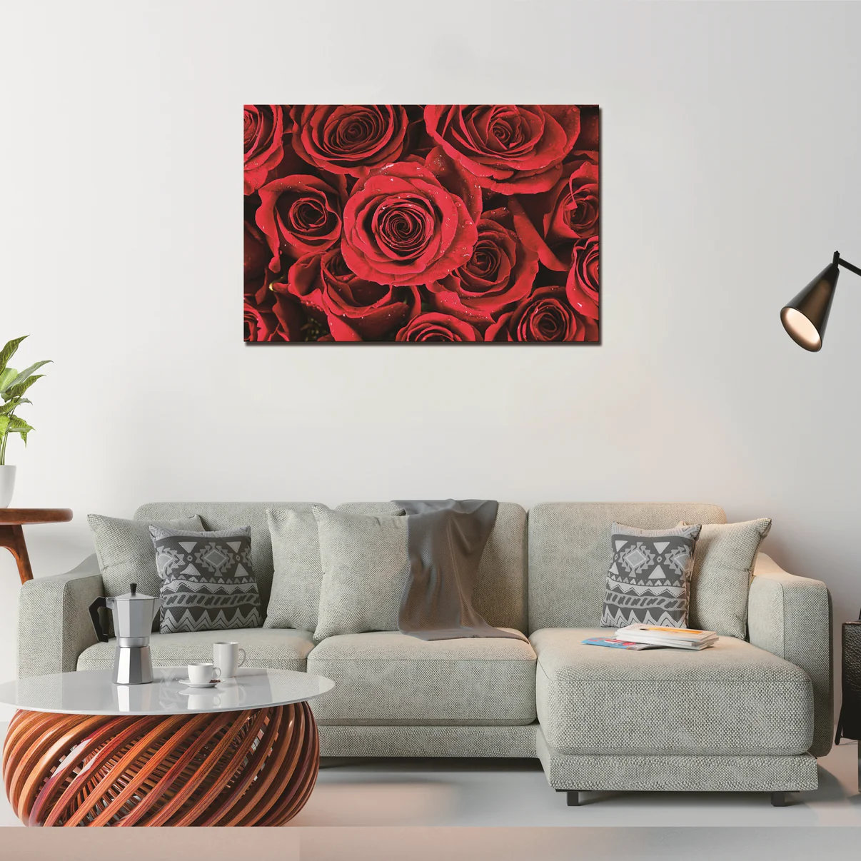 Hokku Designs Red Roses Acrylic Picture Wall Art - Wayfair Canada