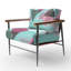 Fauteuil d'appoint rembourré Depp-1634220398