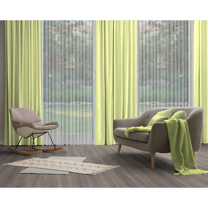 Uni Collection, scarf with multifunctional band, opaque, 142cm wide x 405cm high, Green
