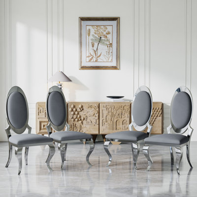 Modern Metal Legs Side Chairs Dining Chair