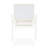 Palm Gate Dining Arm Chair - Cloud White