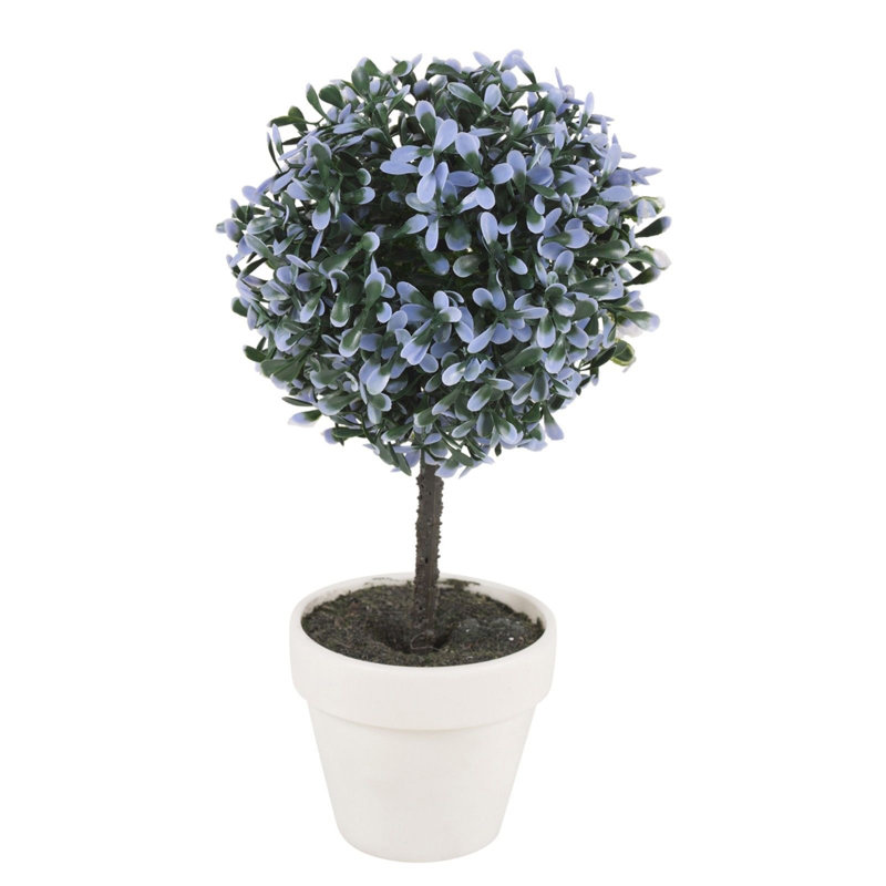 Olive Tree Tree in Pot, Purple, 27cm H x 15cm W x 15cm D