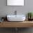 Scarabeo By Nameeks 16.6'' Glossy White Ceramic Rectangular Vessel, Wall Mount Bathroom Sink with Overflow-33058975