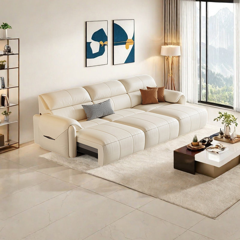 Canapé électrique intelligent de luxe, H 37,4 po x l 101,18 po x P 41,73 po, 3