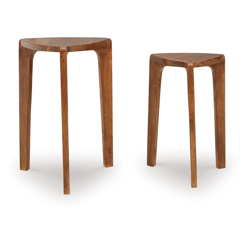 Mahelet Solid Wood Nesting Tables