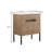 Keyvan 30" Freestanding Bathroom Vanity with Sink, Floor Standing Vanity with 2 Doors and 1 Shelf, White Ceramic Sink Top-1617359107-1617359106