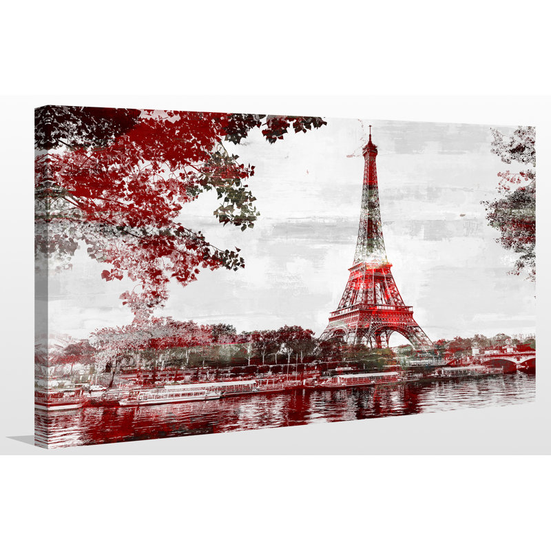 « paris ii », reproduction d’impression sur toile tendue, H 18 po x l 30 po