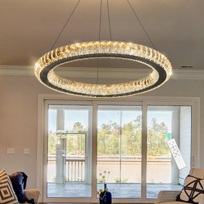 Modern Dimmable Ring Led Chandelier