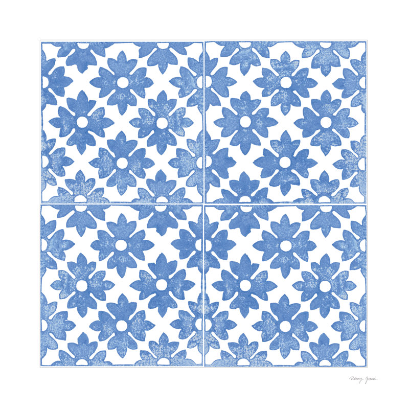 Reproduction d'art sur toile «Artisan Tile XXV III» par Nancy Green, H 12 po x l 12 po, Toile tendue, No