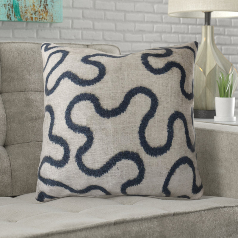 Coussin de luxe Chandra Taal, 20 po x 20 po, Coussin décoratif