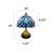 Simonetti Tiffany Table Lamp Stained Glass Baroque Style Lavender LED Bulb Dragonfly Base 10"W*10"D*14"H*-692339877