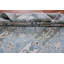 Tapis géométrique bleu Oushak 8 x 11