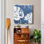 « tropical indigo impressions i »-reproduction d’art sur toile tendue-211593631