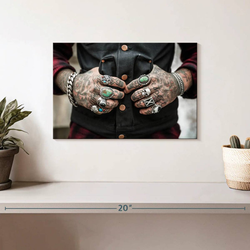 Senne Tattoos, 8" H x 12" W