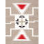 Tapis gris en laine et en coton noué à la main Trisler Southwestern 9 pi 1 po x 11 pi 10 po-1487593048