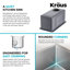 KRAUS Standart Pro Undermount 16 Gauge Stainless Steel Bar Kitchen Sink-86883033-98155498