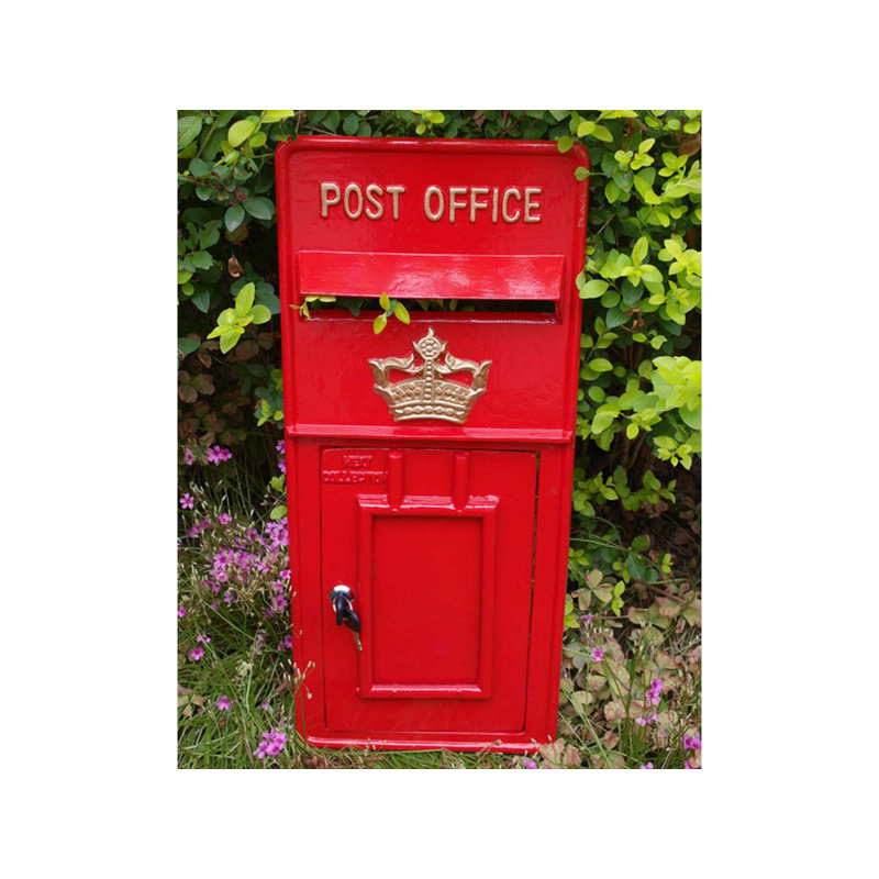Carrickfergus Aluminum Mail Slot, Red