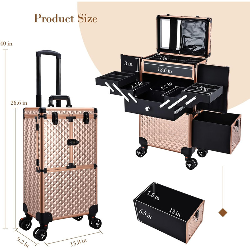 Boîte de maquillage professionnelle