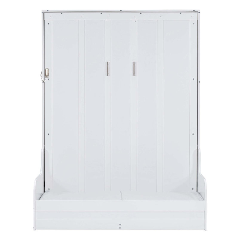 Space-Saving Murphy Bed with Integrated Cushion