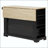 51.2" Kitchen Island with 6 Drawers and Pull-Out Trash Can Cabinet – Black-129895312