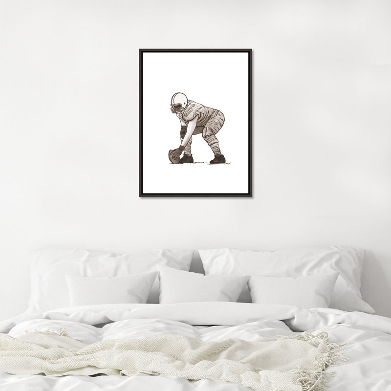 «Grid Iron I» par David Erickson, impression sur toile tendue, Image au gel brossé, H 41,75 po x l 31,75 po