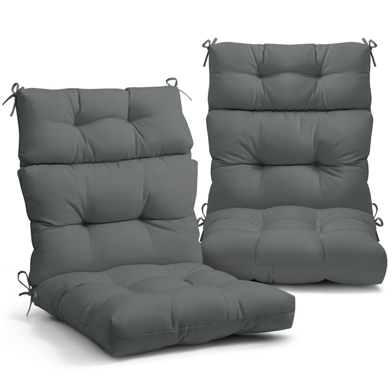 Indoor/Outdoor Seat/Back Cushion, Gray