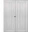 1 Panel Shaker Solid Manufactured Wood Standard Double Door-94493382-94493396-97019597