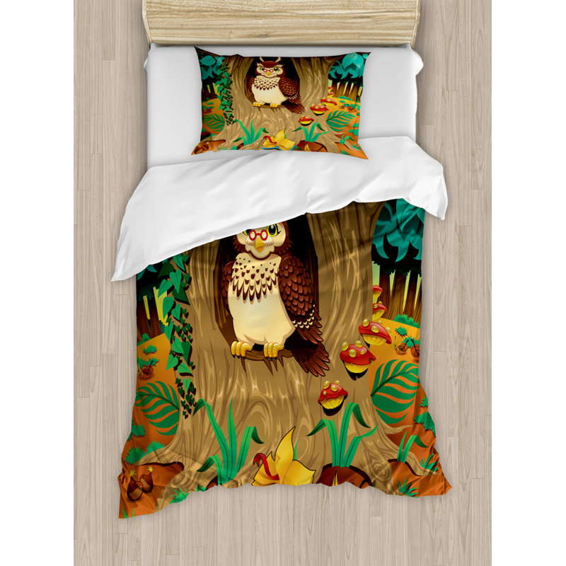 Polyester Duvet Cover, Twin Duvet Cover + 1 Pillow Sham