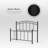 Annaliah Steel Metal Slat Headboard and Footboard-902581176