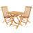 ARB Teak Outdoor Rectangular Teak Outdoor Dining Table , 35.25'' in. W 23.5'' in. D