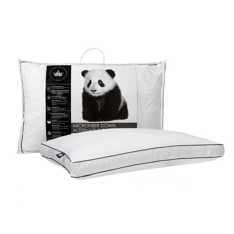 Microfiber Down Alternative Pillow - Plush Support, Queen