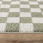 Machine Washable Shaggy Boho Grass Green Area Rug-222900621