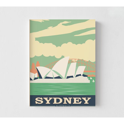 Australie, Sydney, affiche de l'Opéra de Sydney, très grand voyage, reproduction australienne