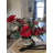 Red Rose Silk Mixed Arrangement in Vase
