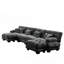 Canapé modulaire en forme de U 4 places avec 2 repose-pieds pour une combinaison libre flexible et une expérience d'assise confortable-1513527270