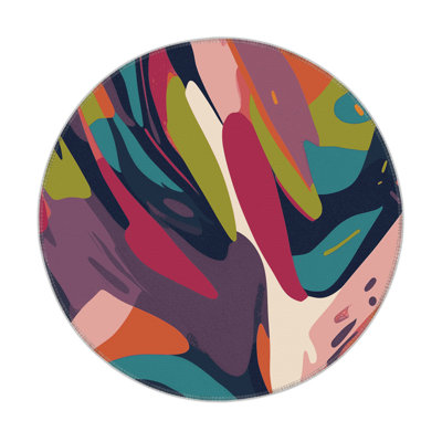 Chromatic Illusion Indoor And Outdoor Area Rug
