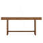 Console extra-longue, canapé rustique derrière le canapé