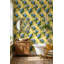 Papier peint floral rayé amovible vintage-1551273144