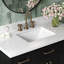 Meuble-lavabo simple en bois massif 42 po Tidworth avec plateau en quartz blanc 1,5 po-2050464236-2053305212