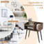 Table de bout moderne George Century avec tablettes ouvertes-506270947