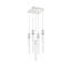 Suspension Sinkler à 5 lumières chromée