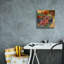 «Trois Rouges» par Christine Debrosky, art mural sur toile-102452419