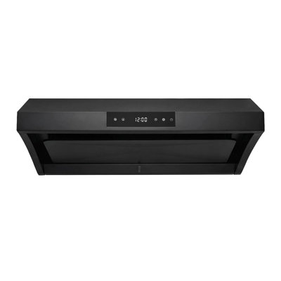 Hauslane Range Hood 30" Under Cabinet 950 CFM Stainless Steel Kitchen Range Hood Steam Auto Clean Vent Hood 6 Speed Kitchen Hood With Touch Panel Chef Series Ps38 Matte Black