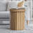 Carnegia Compact Fluted Round Side Table – Mid-Century Modern Style