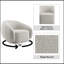 Fauteuil Boucle avec pivot