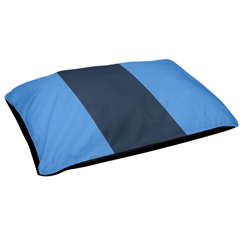 Coussin Golden State, Moyen (l 28 po x P 18 po x H 6 po), Bleu/bleu marine