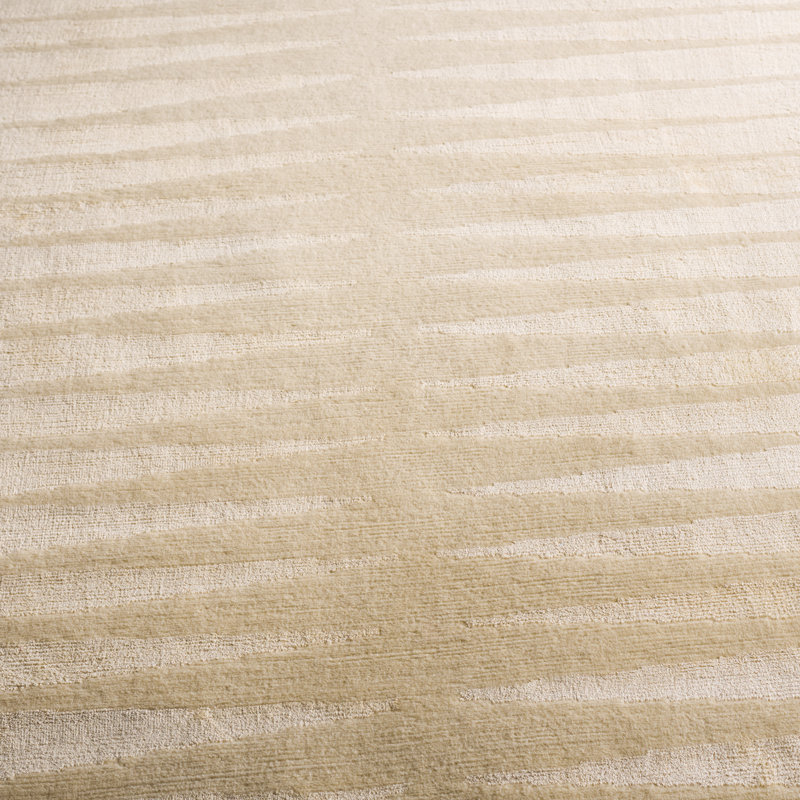 Ralph Lauren Ayumi Stripe Wool, Silk Striped Rug, 2' X 3' Rectangle