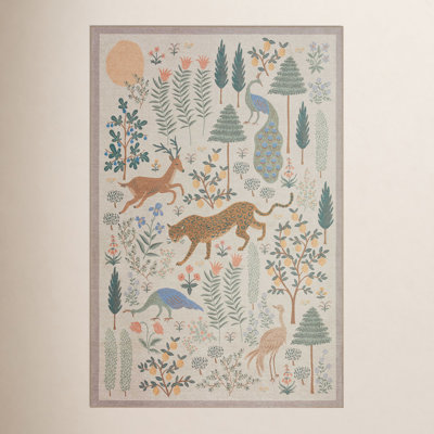 Rifle Paper Co. x Loloi Cream Floral Rug