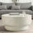 Watterson Modern 32"W Marble Concrete Top Full Assembly Round Coffee Table-1693210507